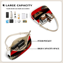 Load image into Gallery viewer, Leather Crescent Bag Poppin Hood Camo Wht Trim