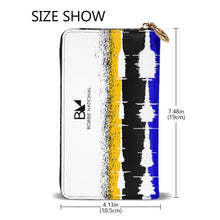 Load image into Gallery viewer, Royal Wave Mix Long Clutch Wallet