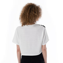 Load image into Gallery viewer, GAWD Cropped T-Shirt Black &amp; White | Bobbie National