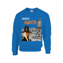 Load image into Gallery viewer, Bountee Hunta Graphic Blue Sweatshirt | Erykah Badu Inspired Streetwear | Bobbie National