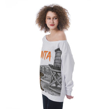 Load image into Gallery viewer, Bountee Hunta Womens Off-Shoulder Sweatshirt | Erykah Badu Inspired Streetwear | Bobbie National