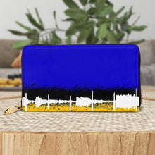 Load image into Gallery viewer, Royal Wave Blue Long Clutch Wallet