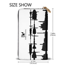 Load image into Gallery viewer, BN Black n' White Clutch Wallet