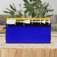 Load image into Gallery viewer, Royal Wave Blue Long Clutch Wallet