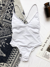 Load image into Gallery viewer, Crisscross Spaghetti Strap One-Piece Swimwear