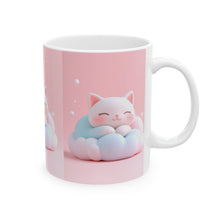 Load image into Gallery viewer, Cute Cat Ceramic Mug - Perfect Gift for Cat Lovers, Cozy Home Decor, Pink Cat Mug, Pet Lover&#39;s Coffee Mug, Birthday and Holiday Gift