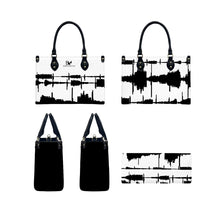 Load image into Gallery viewer, BN Black n' White Wave Tote Bag