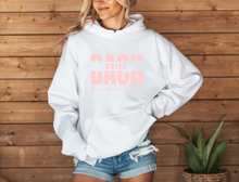 Load image into Gallery viewer, Bridal Party Hooded Sweatshirt, Wedding Gift, Bachelorette Party, Bride Sweatshirt, Cozy Gift for Bridesmaids, Wedding Celebration Attire