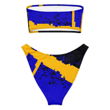 Load image into Gallery viewer, Royal Wave Blue Bandeau Bikini