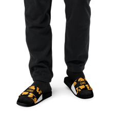 Load image into Gallery viewer, GAWD Mens Slides Black &amp; Gold | Bobbie National Streetwear Sandals