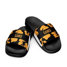 Load image into Gallery viewer, GAWD Mens Slides Black &amp; Gold | Bobbie National Streetwear Sandals