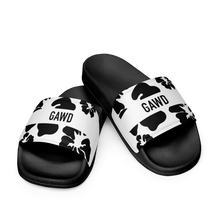 Load image into Gallery viewer, GAWD Slides Black &amp; White | Bobbie National Streetwear